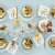 Dessertteller - 50. Geburtstag - Wei/Gold - 6er-Pack