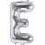 Buchstabenballons - Silber - 35 cm - Buchstabe: E