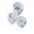 Konfetti-Luftballons - Silber - 5er-Pack