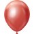 Luftballons einfarbig - Premium 45 cm - Rot Chrom - 5er-Pack