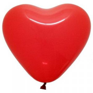 Herzballons - Rot - 8 Stck