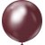 Luftballons einfarbig - Premium 60 cm - Burgunderrot Chrom - 2er-Pack