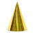 Partyhte - Holografisch - Gold - 6er-Pack