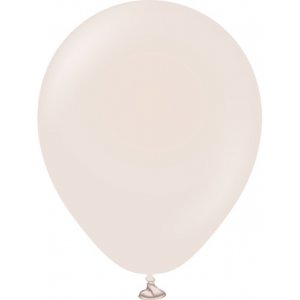 Mini-Luftballons schlicht - Premium 13 cm - Weier Sand