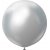 Luftballons einfarbig - Premium 60 cm - Silber Chrom - 2er-Pack