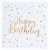 Servietten - Happy Birthday - Goldene Sterne - 20er-Pack