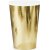 Pappbecher - Metallic - Gold - 6er-Pack