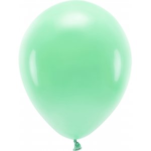 Einfarbige Luftballons - Eco 30 cm - Mint - 10er-Pack