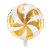 Folienballon - Candy Swirl - Gold