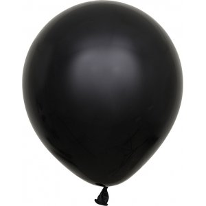 Einfarbige Mini-Luftballons - Premium 13 cm - Schwarz