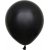 Mini-Luftballons einfarbig - Premium 13 cm - Schwarz - 25er-Pack