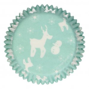 Muffinformen - Mint - Winterwunderland - 48er-Pack