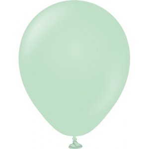 Mini-Luftballons schlicht - Premium 13 cm - Macaron Green