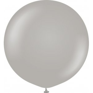 Luftballons einfarbig - Premium 60 cm - Grau