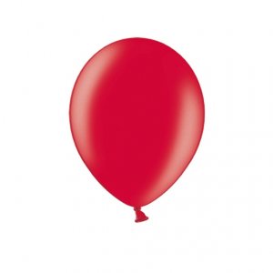 Mini-Luftballons - Metallic - Rot - 10er-Pack