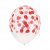 Luftballons - Bedrucktes Konfetti - Rot - 5er-Pack