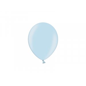 Mini-Luftballons - Metallic - Hellblau - 10er-Pack