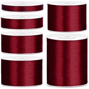 Satinband - Burgund - 25 m