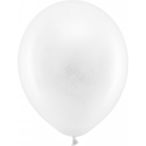 Pastellballons - Standard 30 cm - Wei