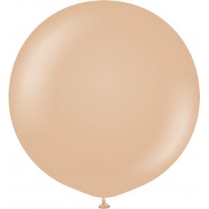 Luftballons einfarbig - Premium 90 cm - Wstensand - 2er-Pack