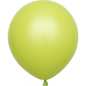 Mini-Luftballons schlicht - Premium 13 cm - Limettengrn