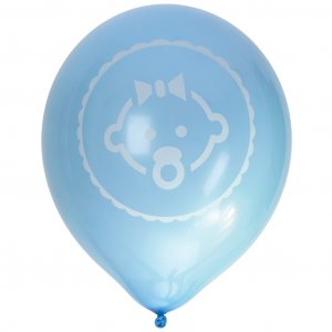 Luftballons - Baby - Hellblau - 8er-Pack