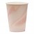 Pappbecher - Rosa Marmor - 8er-Pack