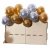 Bubbly Wall - Mit Luftballons - Gold/Silber