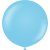 Luftballons einfarbig - Premium 60 cm - Babyblau - 2er-Pack