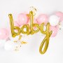 Folienballon - Baby - Gold
