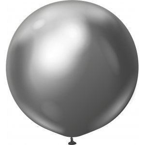 Luftballons einfarbig - Premium 60 cm - Space Grey Chrome