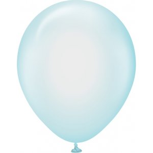 Luftballons schlicht - Premium 30 cm - Blue Pure Crystal