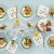 Dessertteller - 40. Geburtstag - Wei/Gold - 6er-Pack