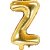 Buchstabenballons - Gold - 35 cm - Buchstabe: Z