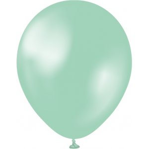 Mini-Luftballons schlicht - Premium 13 cm - Perlgrn