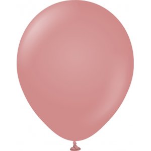 Luftballons schlicht - Premium 45 cm - Retro-Palisander