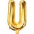 Buchstabenballons - Gold - 35 cm - Buchstabe: U