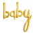 Folienballon - Baby - Gold