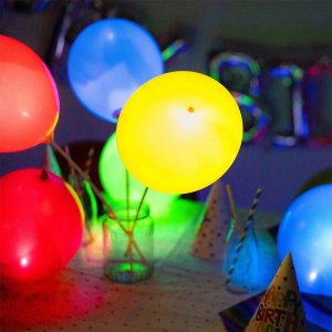 LED-Ballons - Mix - 5er-Pack