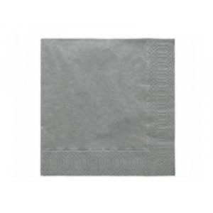 Servietten - Silber - 20er-Pack