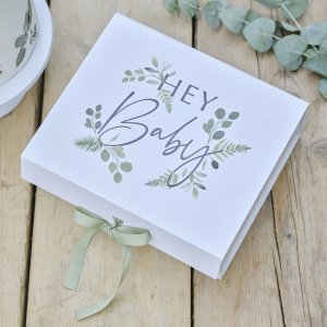 Geschenkbox - Hey Baby - Botanical Baby