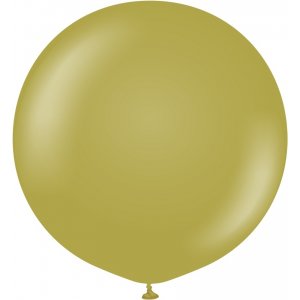 Luftballons einfarbig - Premium 60 cm - Oliv