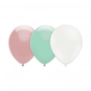 Luftballons - Rosa/Mint/Wei - 15er-Pack