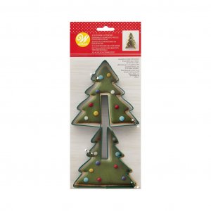 Ausstecher - Wilton - 3D-Weihnachtsbaum - 2-teilig