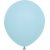 Mini-Luftballons einfarbig - Premium 13 cm - Babyblau - 25er-Pack