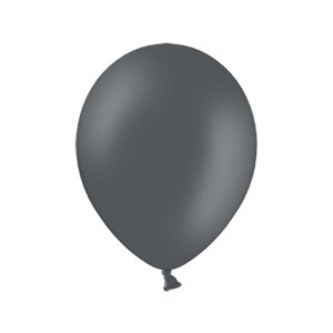 Pastellballons - Premium 27 cm - Dunkelgrau - 10er-Pack