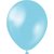 Mini-Luftballons einfarbig - Premium 13 cm - Pearl Sky Blue - 25er-Pack