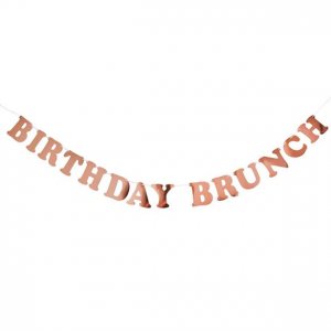 Banner - Geburtstagsbrunch - Rosgold