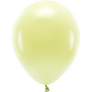 Einfarbige Luftballons - Eco 30 cm - Hellgelb - 10er-Pack