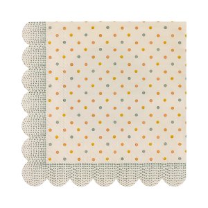 Kleine Servietten - Multi Dots - Blau - 20er-Pack